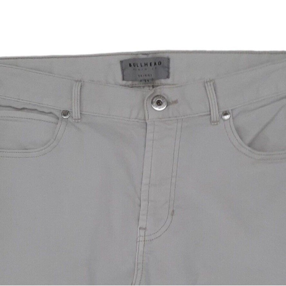 Bullhead Denim Co Skinny Jeans Womens Size 32x32 off white / cream - Picture 2 of 5